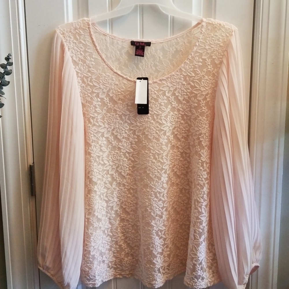 Chiffon and Lace Top